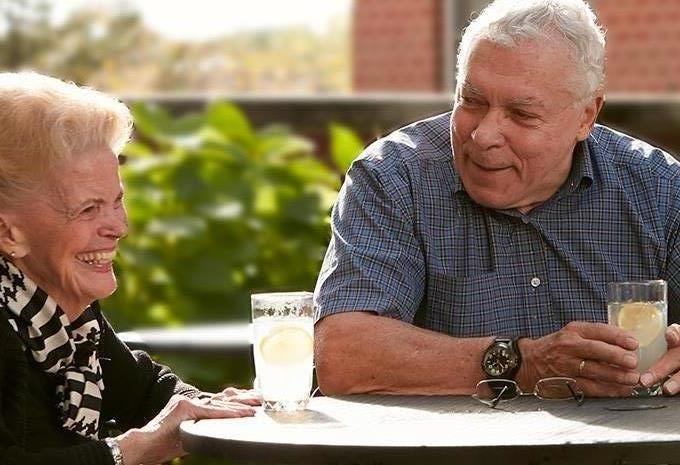 Brightview Senior Living Residents Enjoying Lemonade