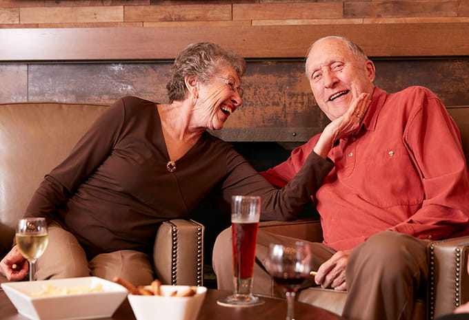 Brightview Senior Living Couple Having Fun